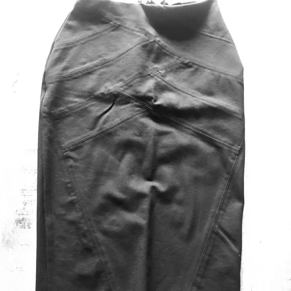 Black Express Fitted Pencil Skirt Knee Length bodycon